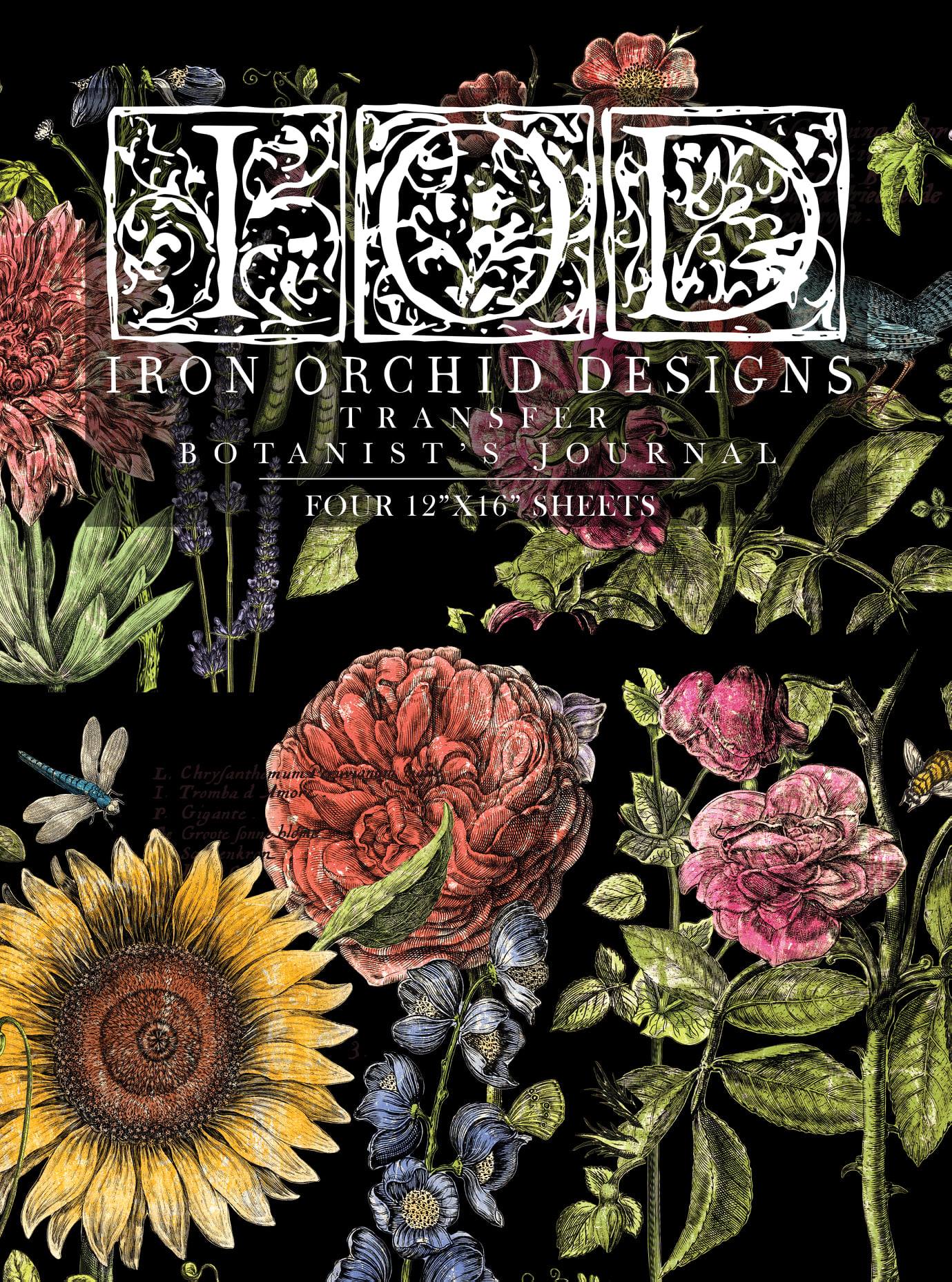 IOD Decor Transfer - Botanist's Journal