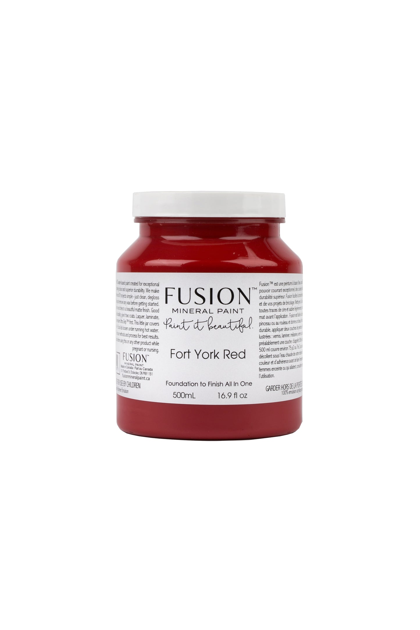 Fusion Mineral Paint Fort York Red