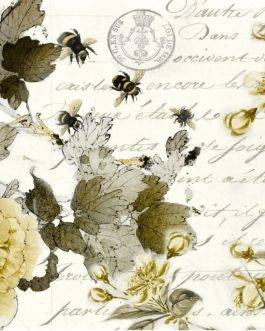 Roycycled Decoupage Paper - Sepia Blossom