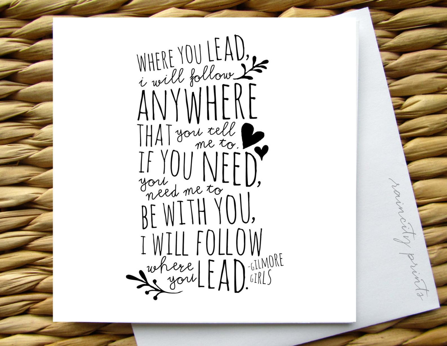 Raincity Prints Love Cards